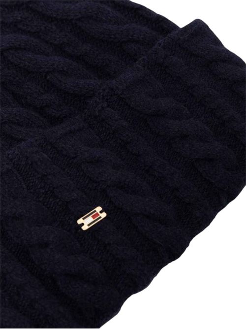 Berretto in misto lana con motivo a trecce Tommy Hilfiger | AW0AW19111DW6